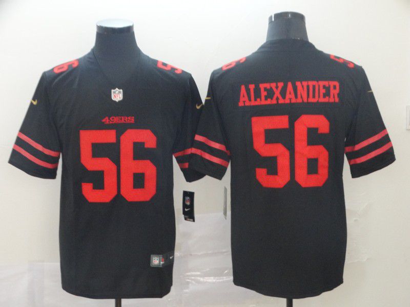 Men San Francisco 49ers #56 Alexander Black Nike Vapor Untouchable Limited Player NFL Jerseys